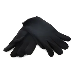 100% Merino Wool Gloves for Men in Black by Janus