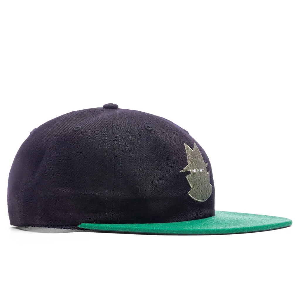 Charcoal/Green 6 Panel Cap So Far Out