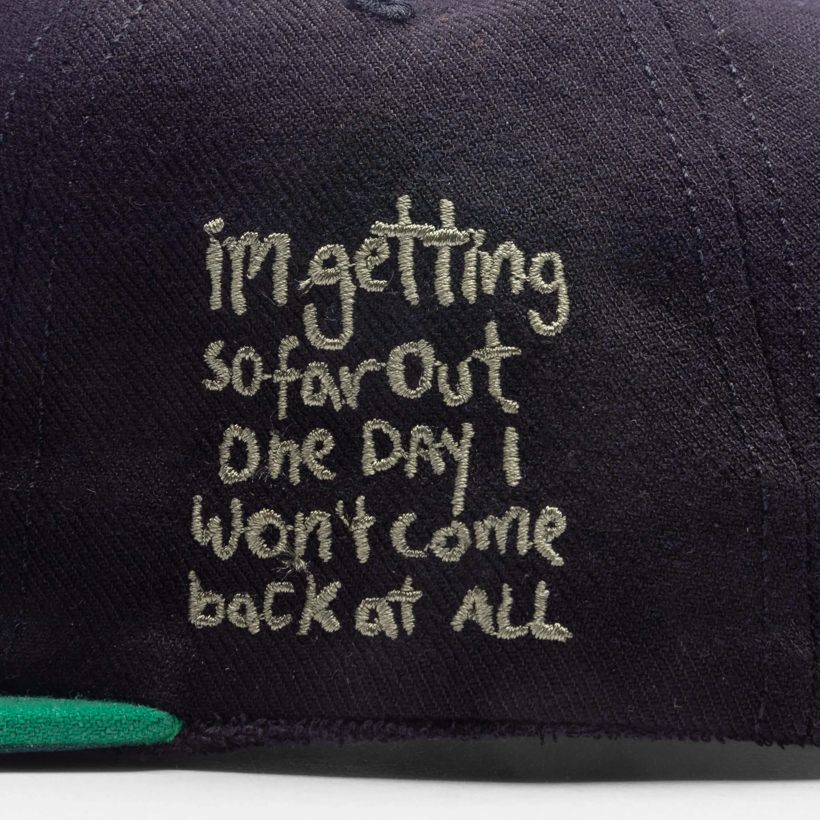 Charcoal/Green 6 Panel Cap So Far Out