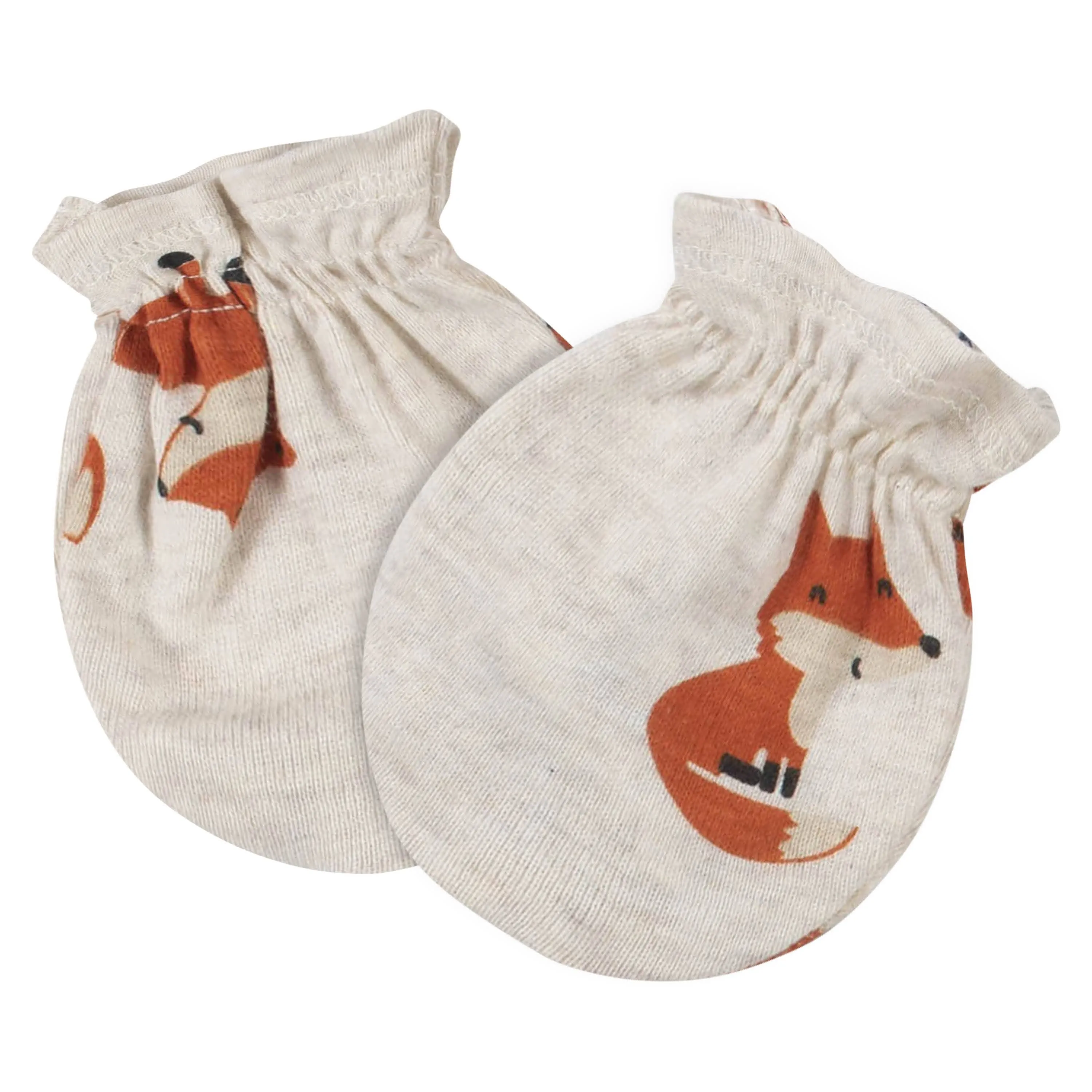 Baby Boys Fox Caps & Mittens Set 8-Piece