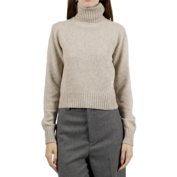 AMI PARIS Elegant Wool Long Sleeves