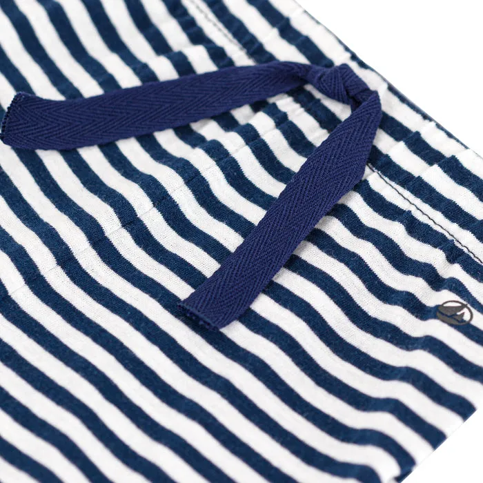 Baby Medieval Navy Blue Striped Shorts