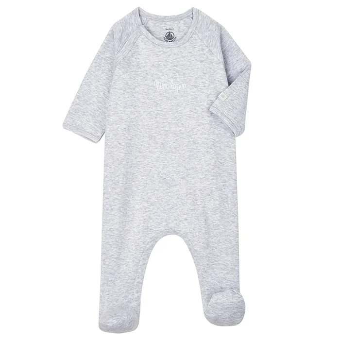 Baby Dust Grey Pyjamas with Feet