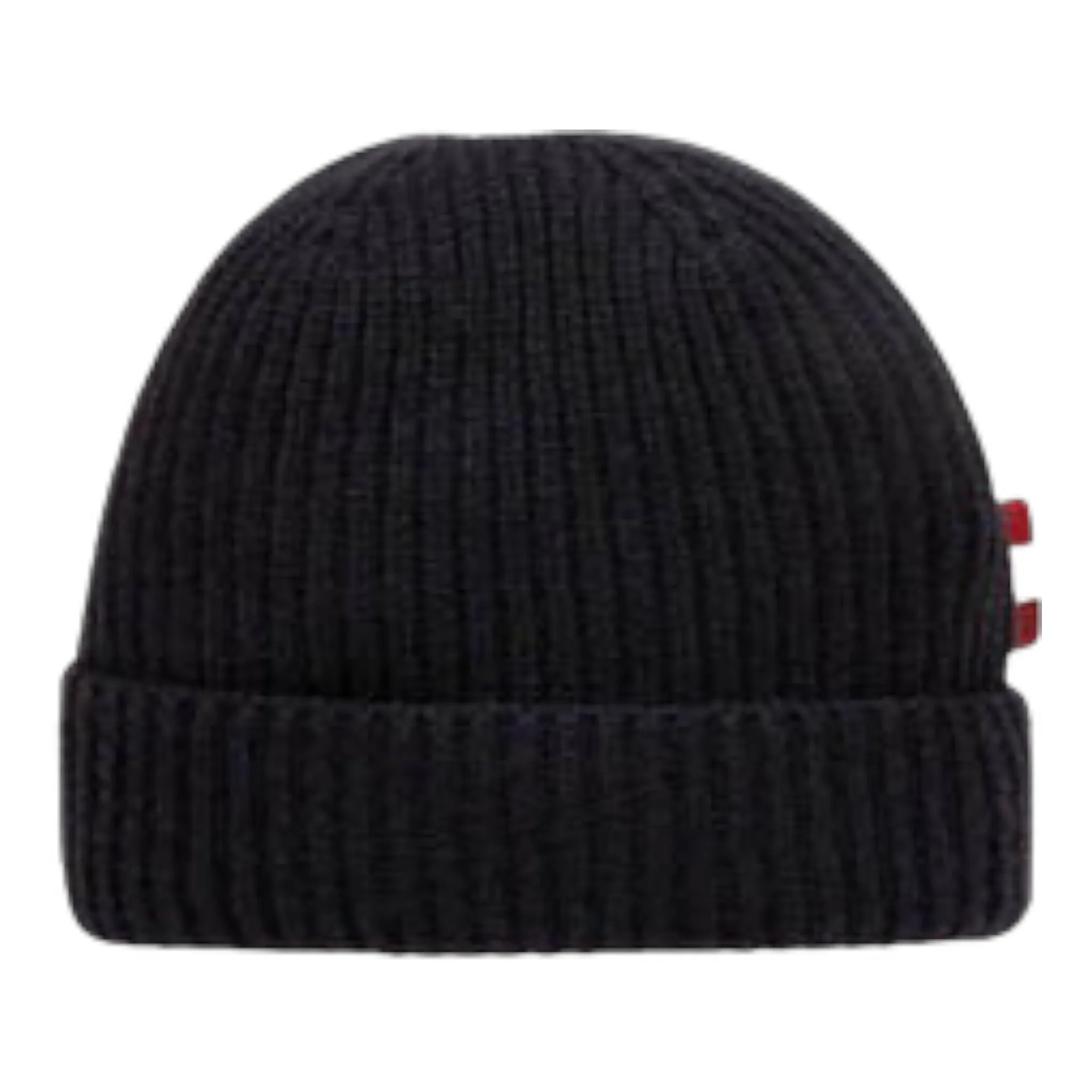 Bally Cashmere Ribbed Beanie Hat