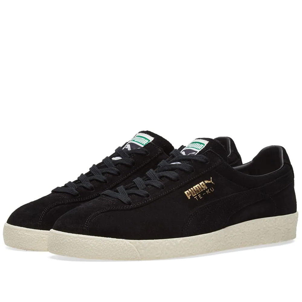 Black & Gold Suede TE-KU by Puma