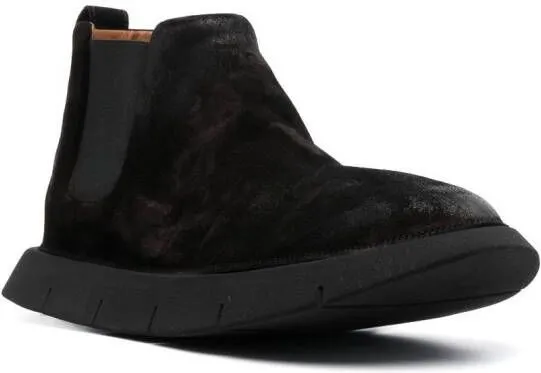 Black Suede Ankle Boots by Marsèll