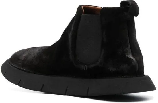 Black Suede Ankle Boots by Marsèll