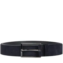 Dark Blue Suede Calindo Belt by BOSS