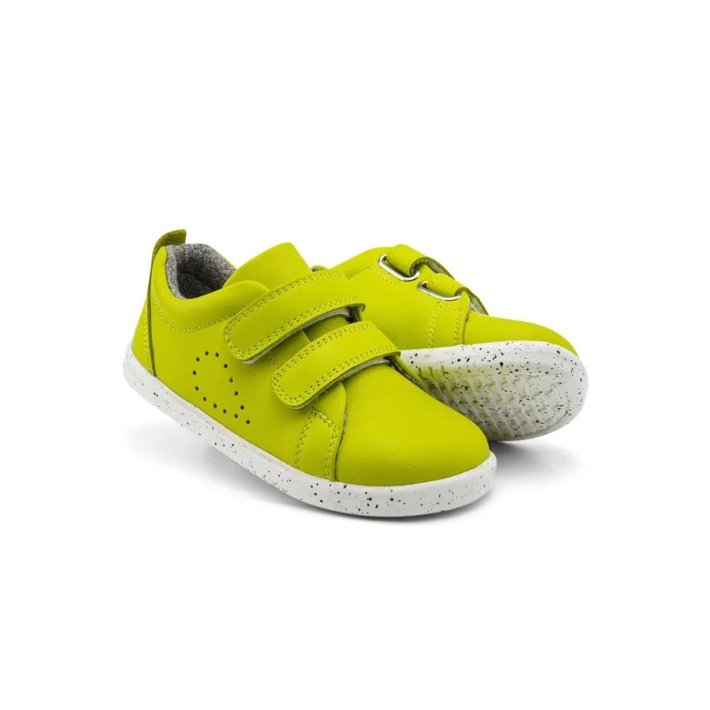 Bobux Lime Grass Court I Walk Trainer