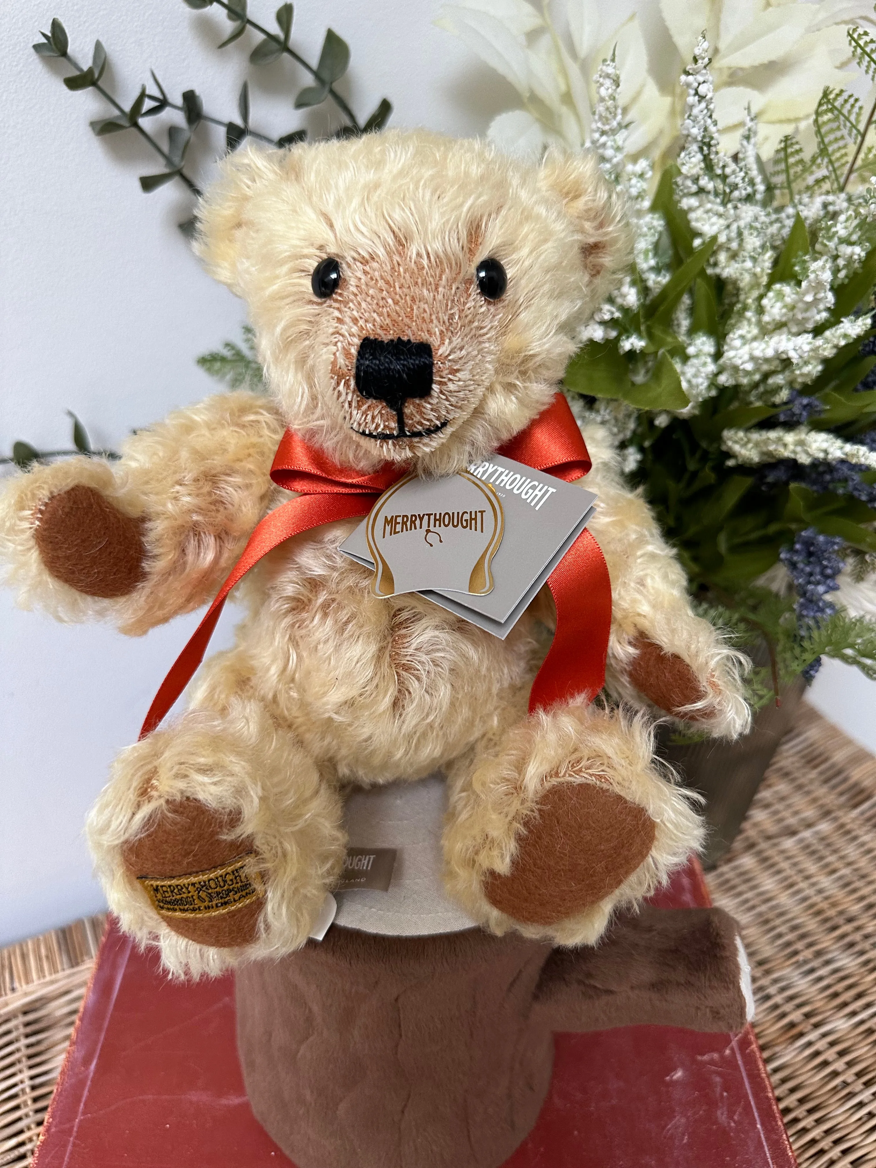 10 Inch Traditional Blond Teddy Bear Chester Handmade in the UK