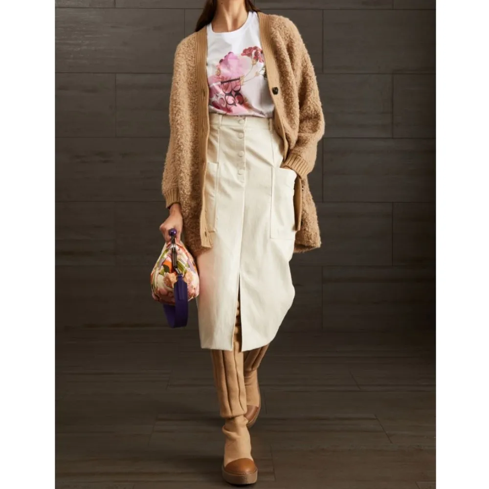 Wool Blended Fabrics Long Sleeves Weekend Max Mara