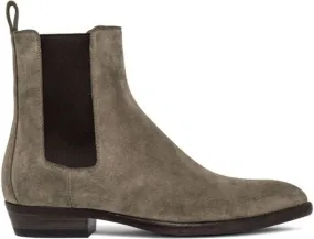 Buttero Fargo Suede Ankle Boots Grey