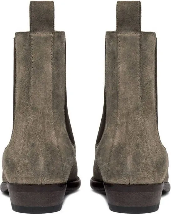 Buttero Fargo Suede Ankle Boots Grey