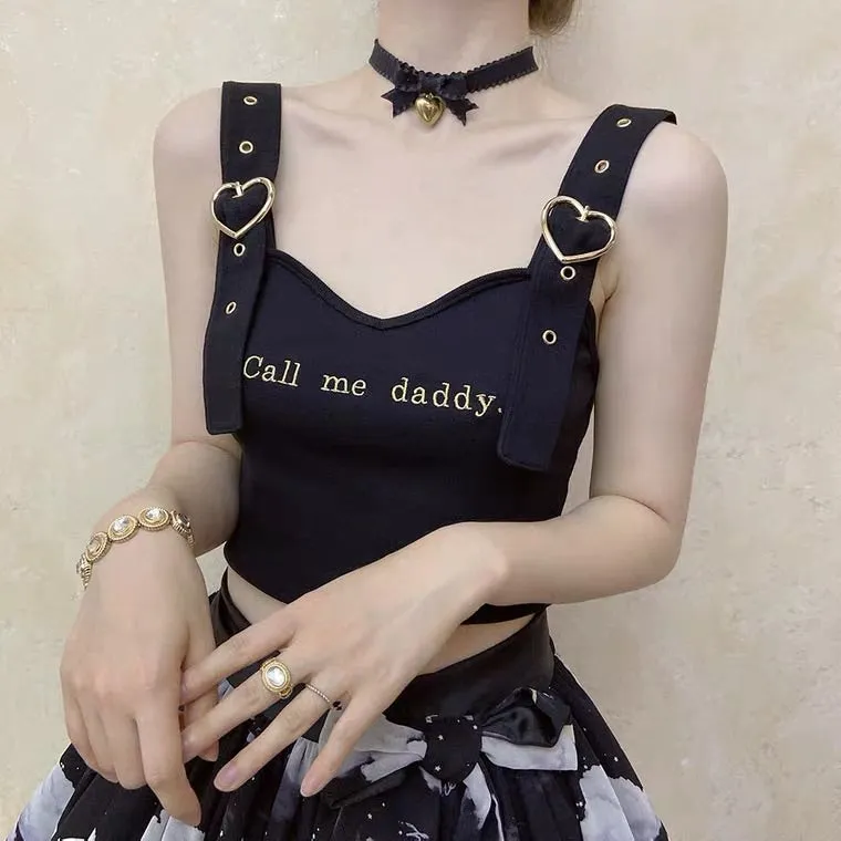 Cute Love Vest with CALL ME DADDY Slogan