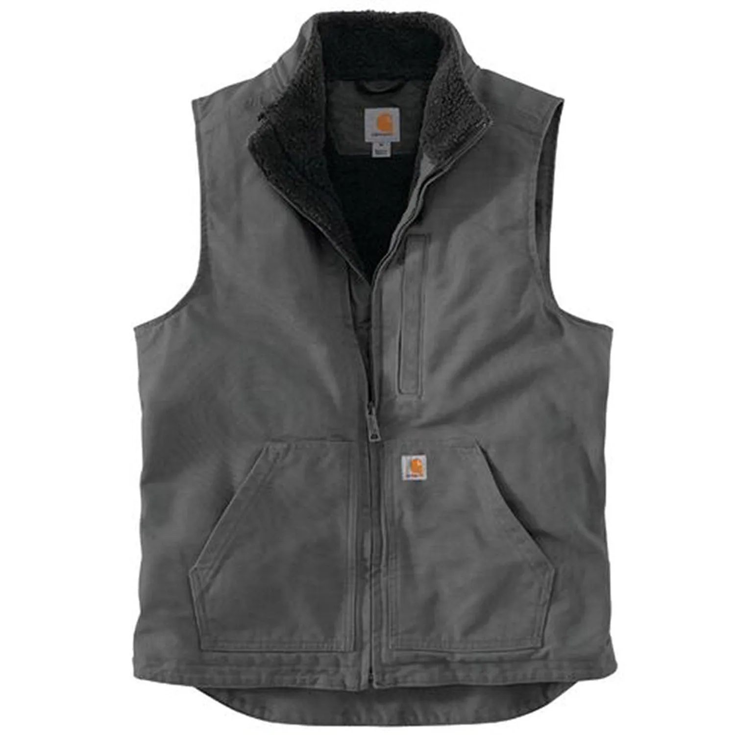 Men's Washed Duck Mock Neck Vest by Carhartt