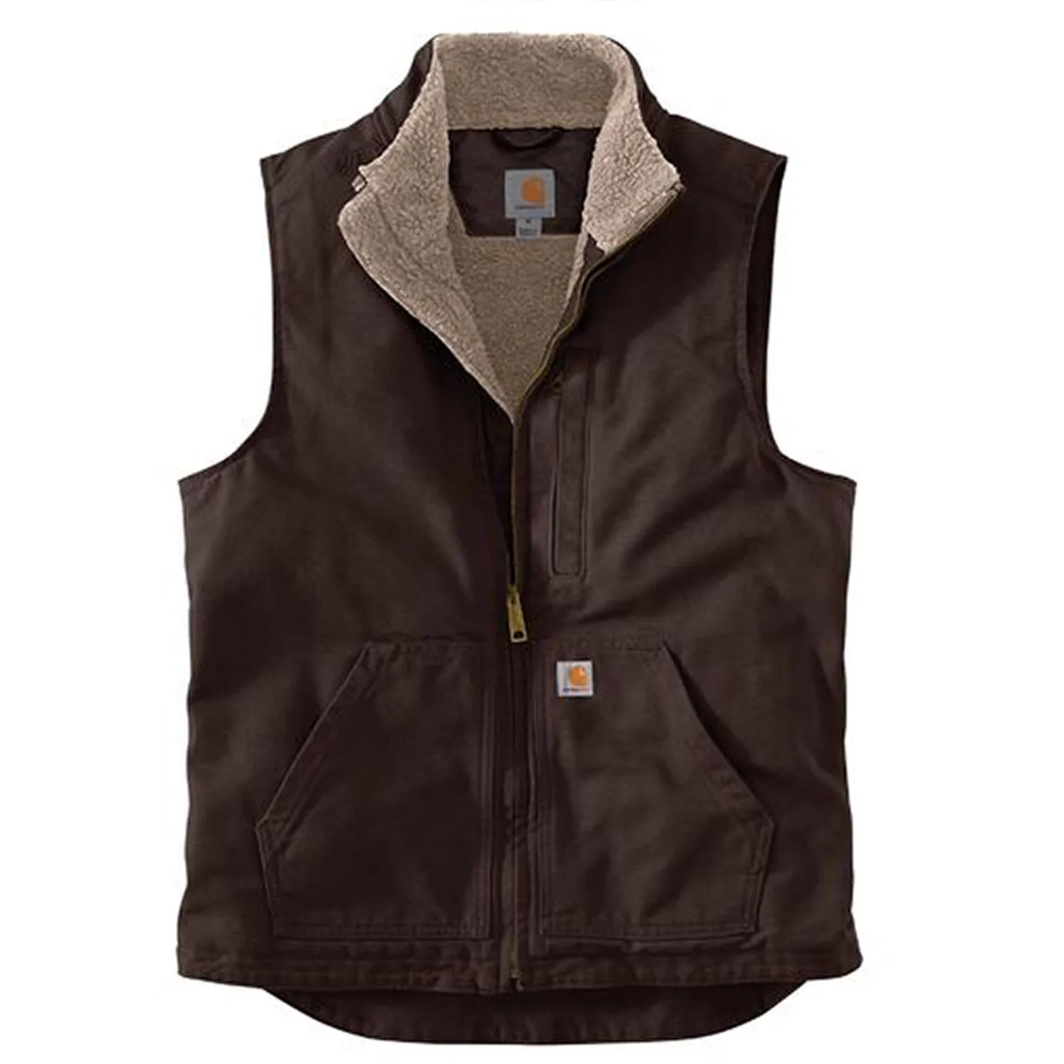 Men's Washed Duck Mock Neck Vest by Carhartt