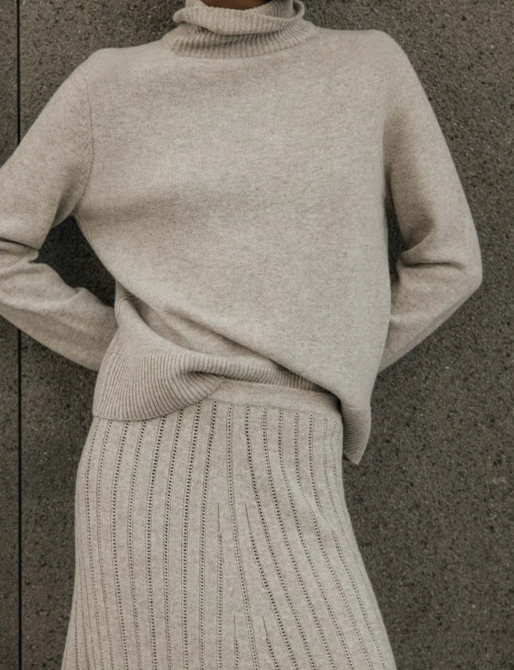 Cashmere Wool Turtleneck