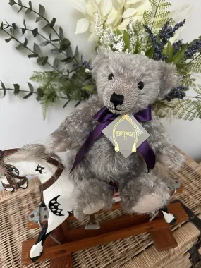 Handmade Traditional Teddy Bear (10 Inch) in Cloud Grey by Chester