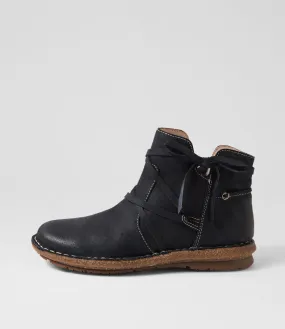 Echo Navy Suede Ankle Boots - COLORADO