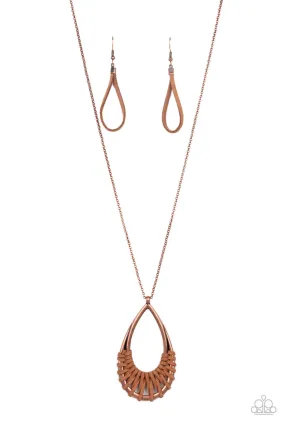 Copper Necklace Homespun Artifact