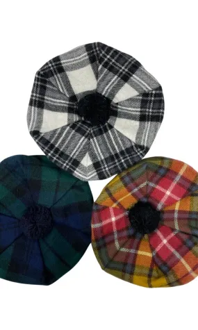 TARTAN COPPOLA POMPON