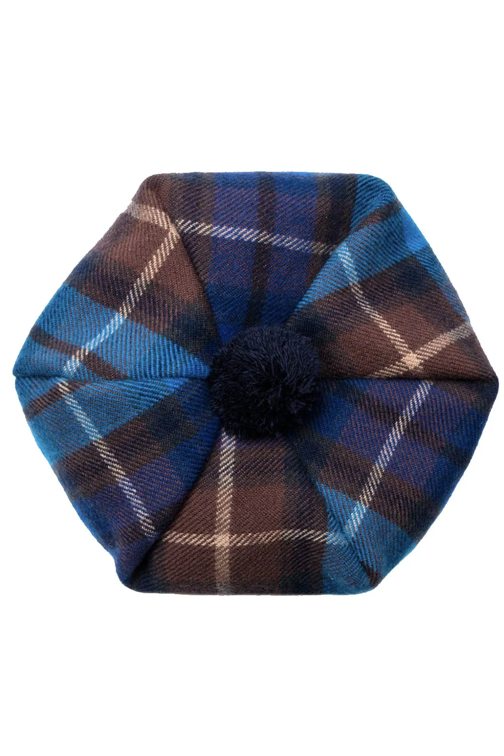 TARTAN COPPOLA POMPON