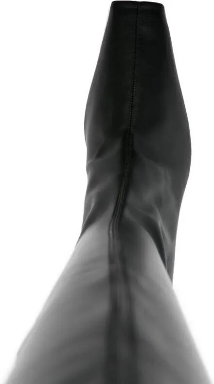 Courrèges Black faux-leather AC Charm 70mm Boots