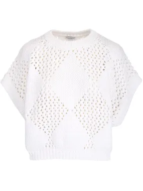 Cut-Out Knit Jumper Brunello Cucinelli