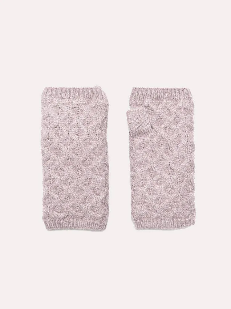 ECHO Honeycomb Fingerless Mittens