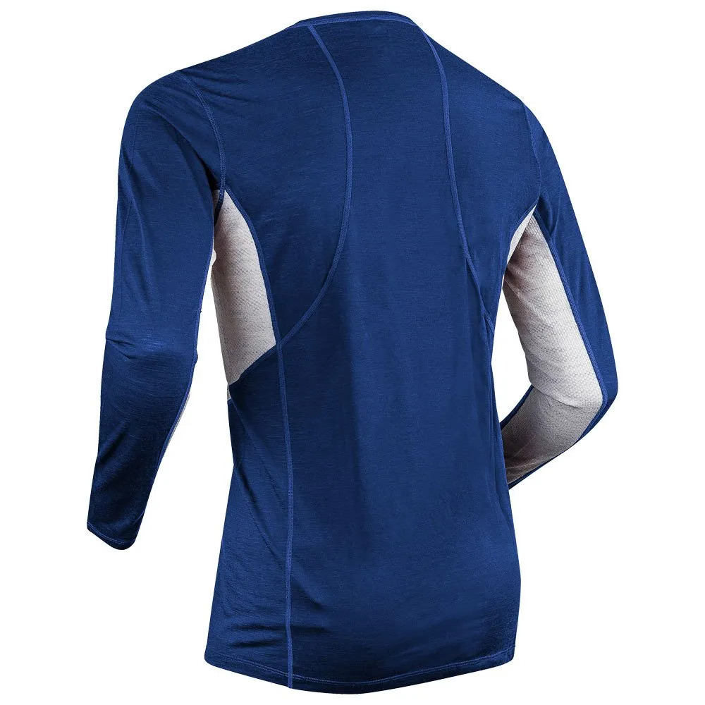 Estate Blue Training Wool Long Sleeve Thermal Underwear by Bjorn Daehlie