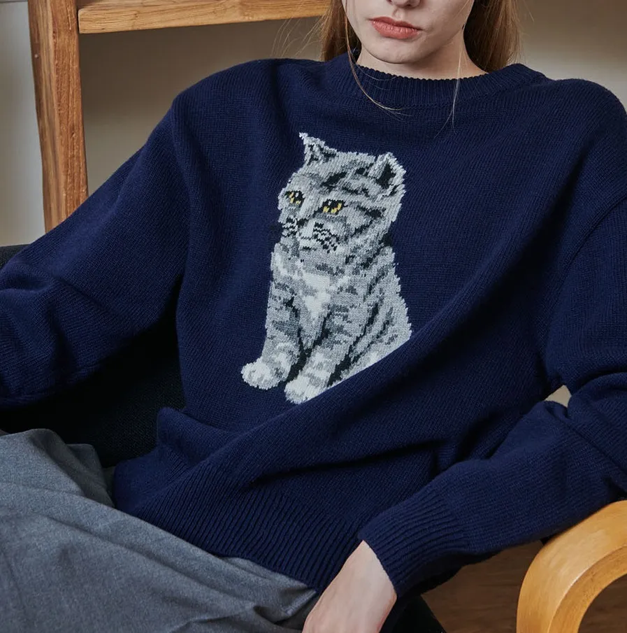 Wool Nylon Street Style Long Sleeves