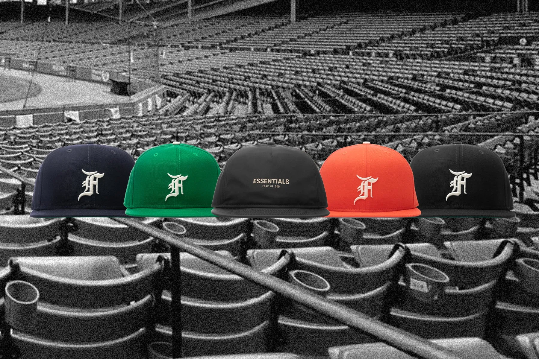 Kelly Green Fitted Detroit Tigers Hat by New Era x Fear of God Essentials