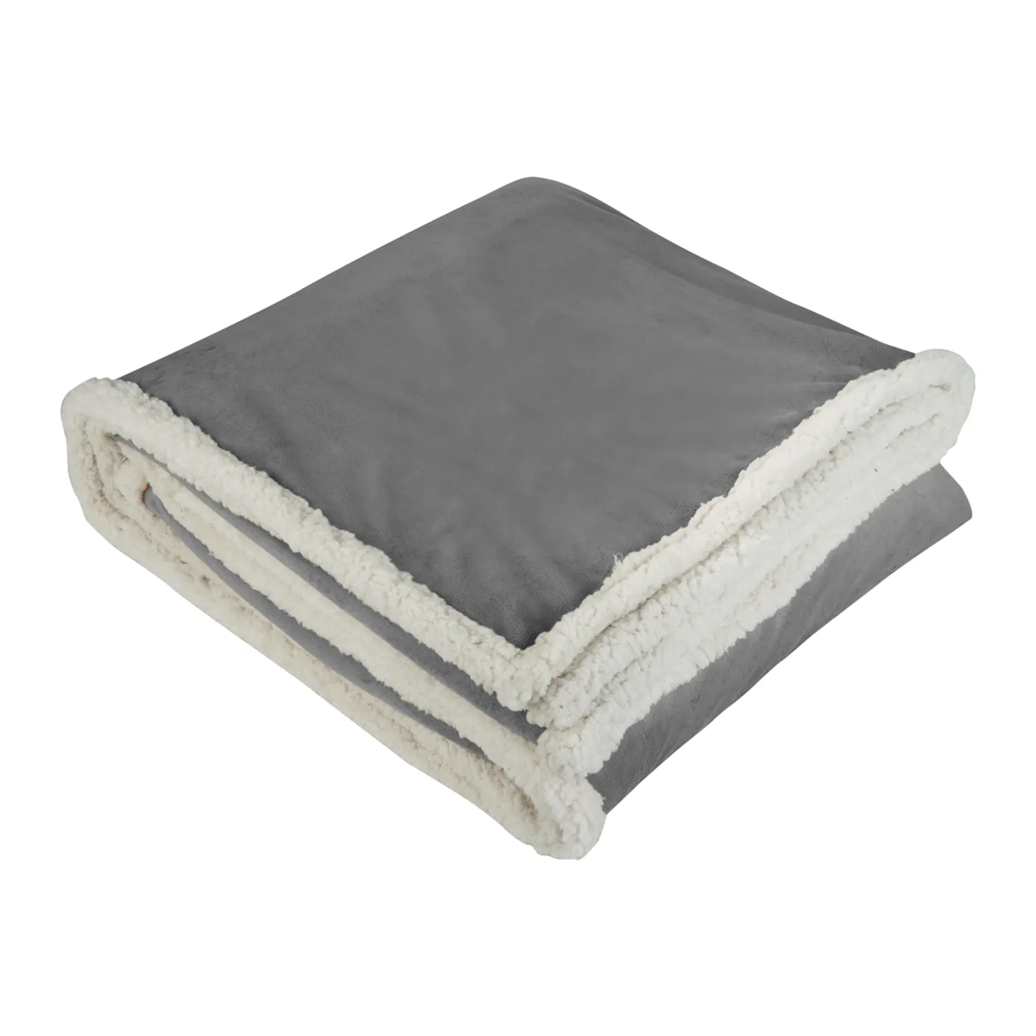 Oversized Sherpa Blanket in Cambridge Collection