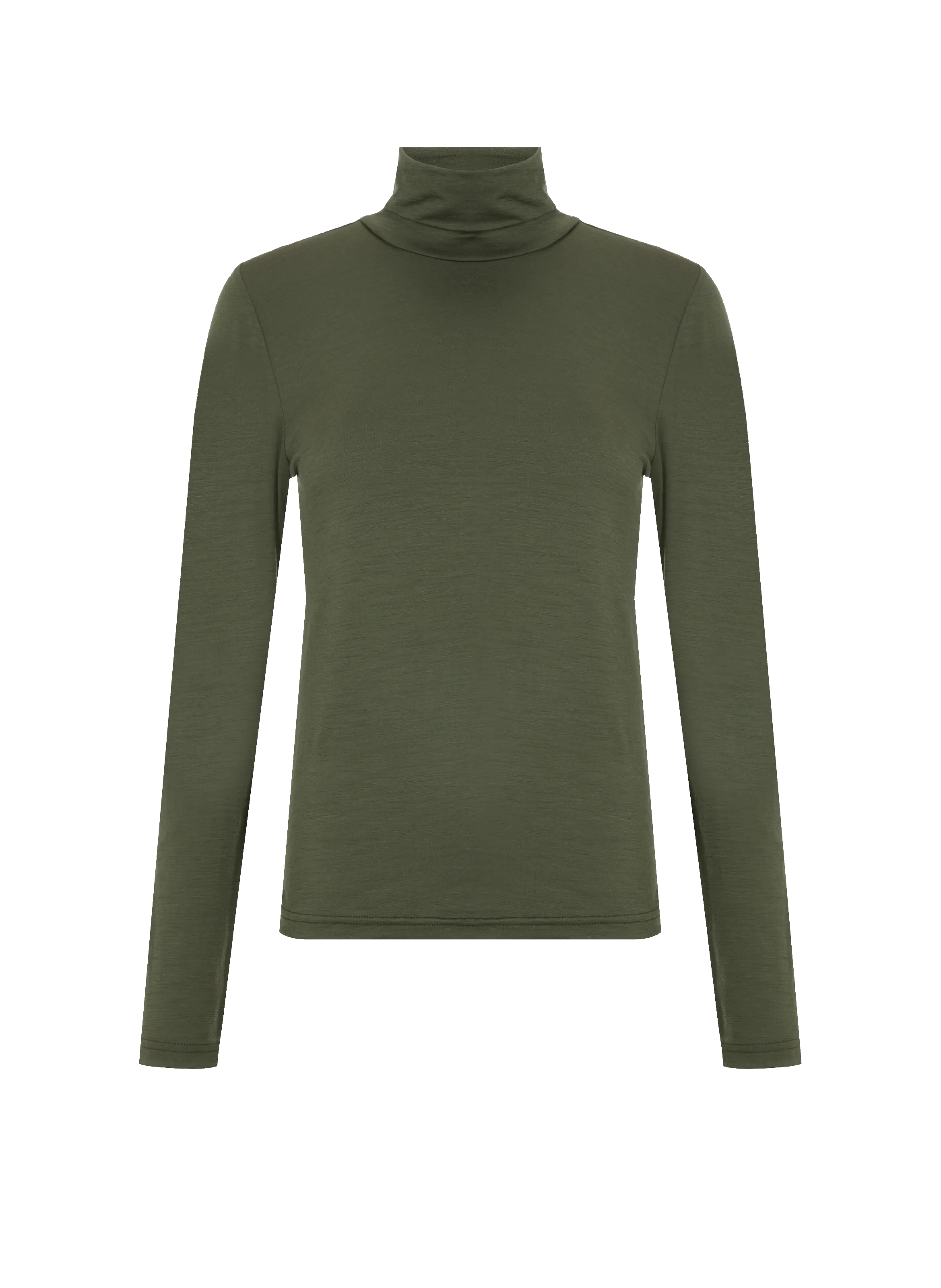 GESTUZ Green Wool Turtleneck Jumper