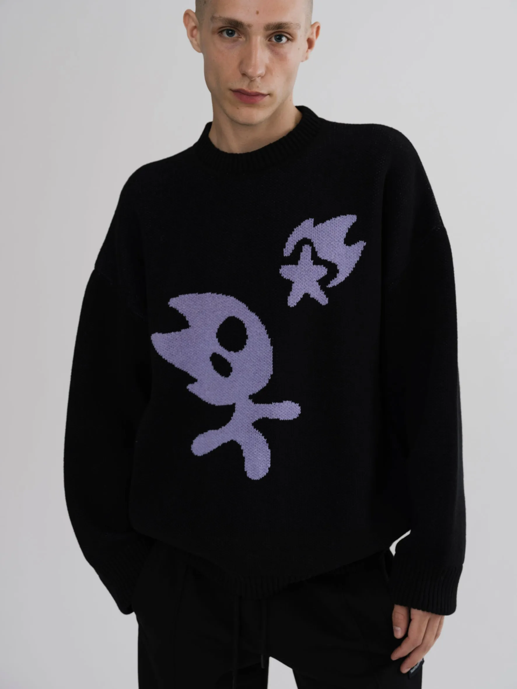 Dreamboy Knit Crewneck Black