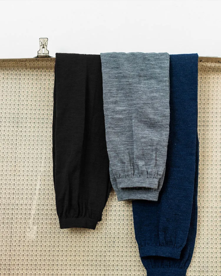 Gray Fog Linen Lightweight Wool Leggings