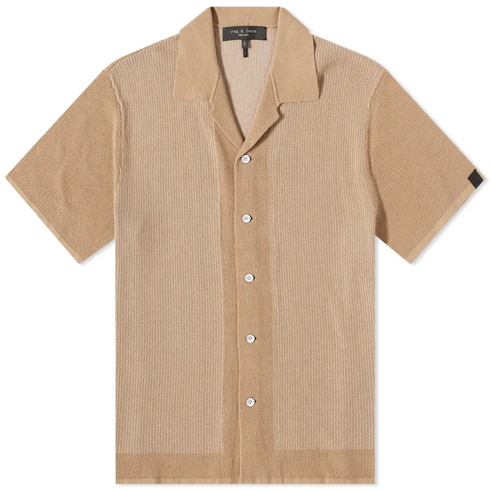 Harvey Khaki Knit Vacation Shirt