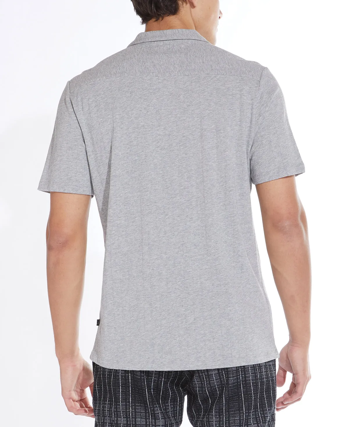 Gray Knit Resort Shirt by Dawson