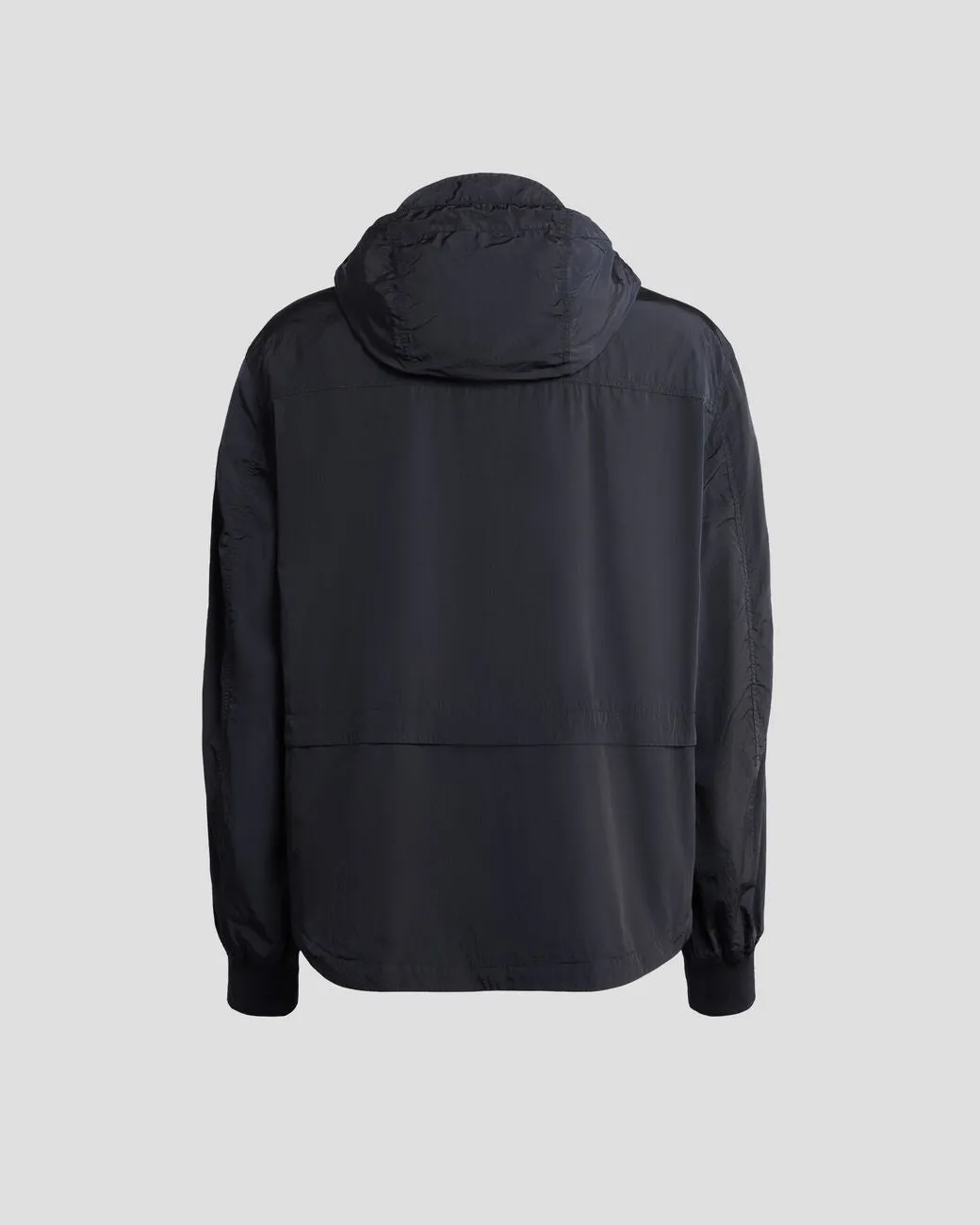 Hooded Overshirt in Total Eclipse