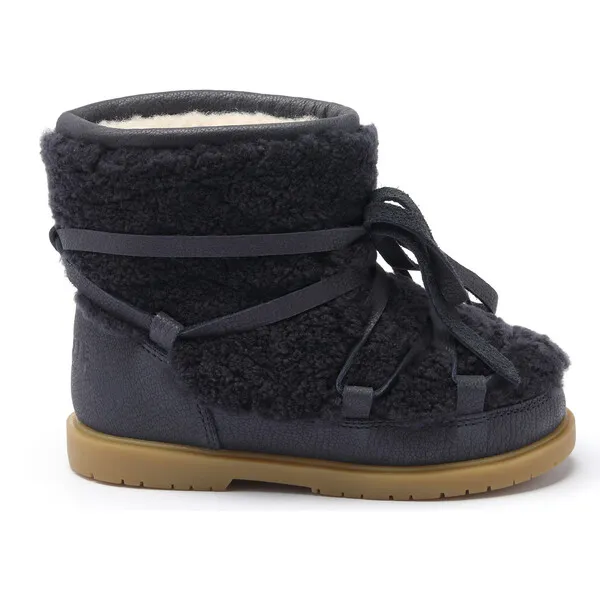 Inuka Lining & Wool Boots, Navy & Blue by Donsje Amsterdam