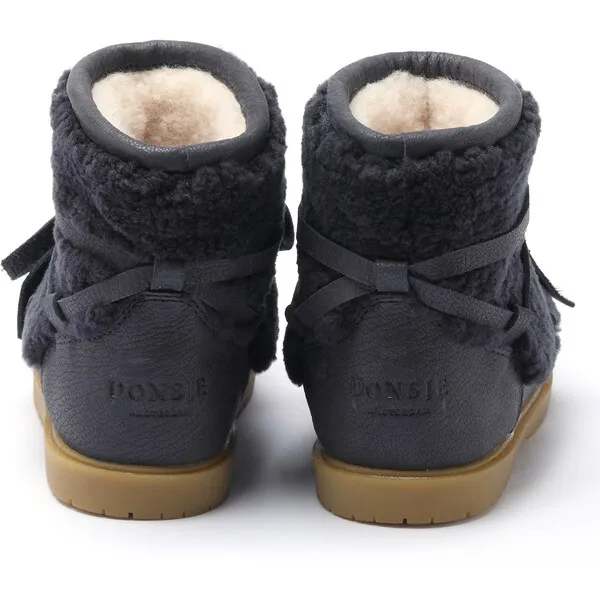 Inuka Lining & Wool Boots, Navy & Blue by Donsje Amsterdam