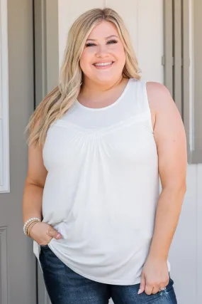 Ivory Darling Knit Tank Top