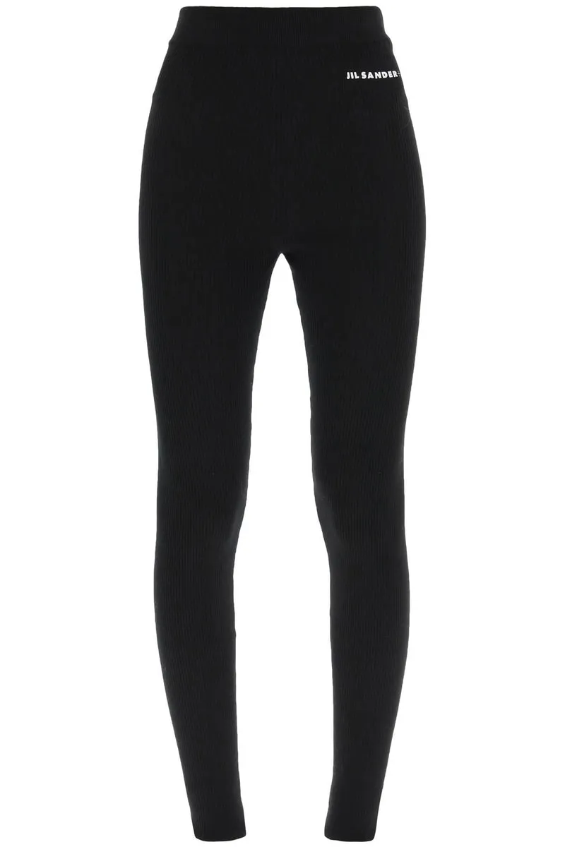 Jil Sander Rib Knit Leggings