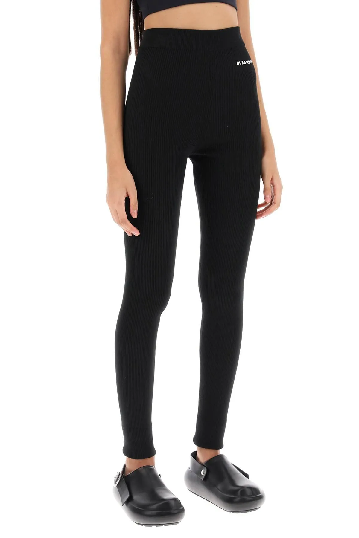 Jil Sander Rib Knit Leggings