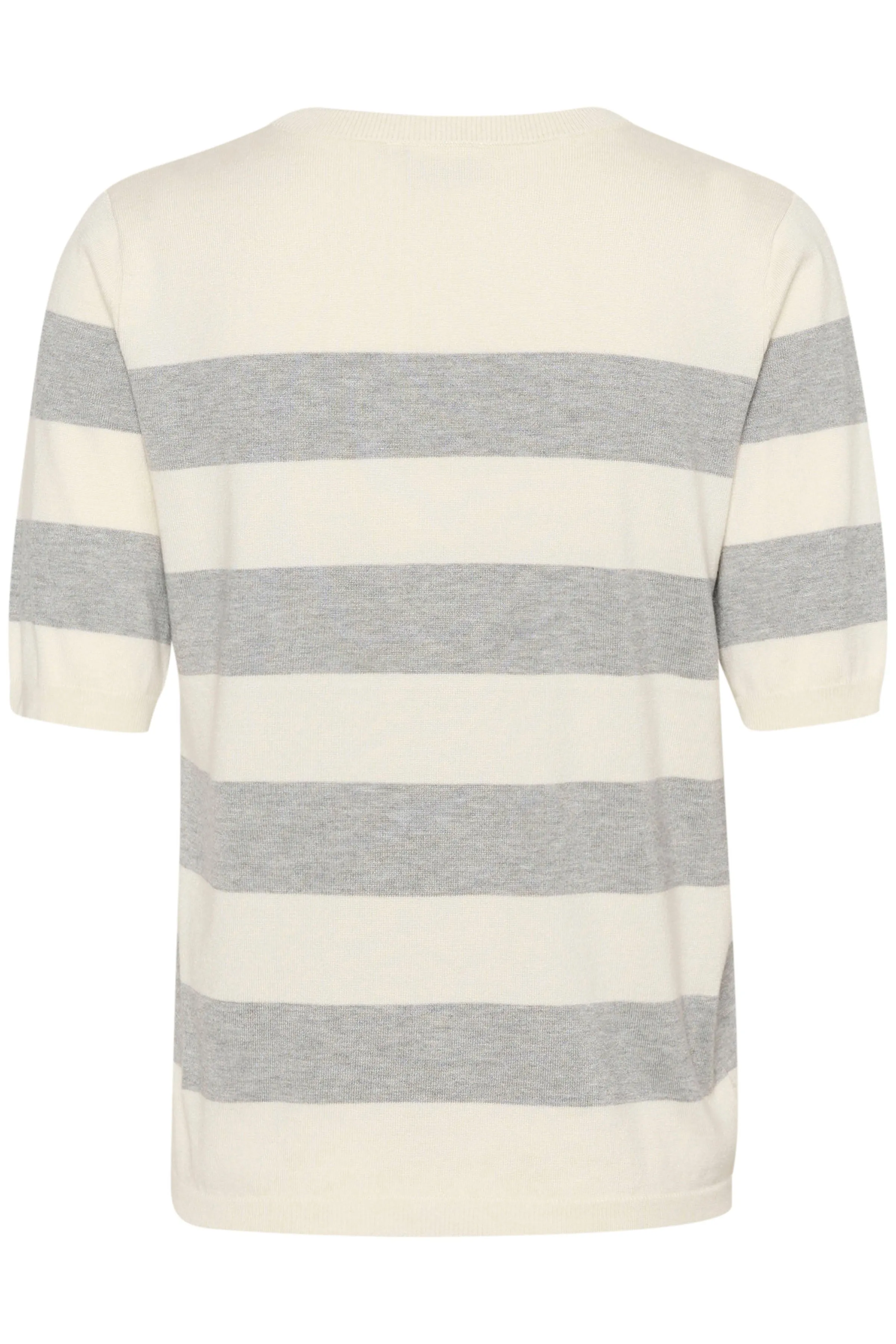 Kaffe KAlizza Grey White Striped Knit