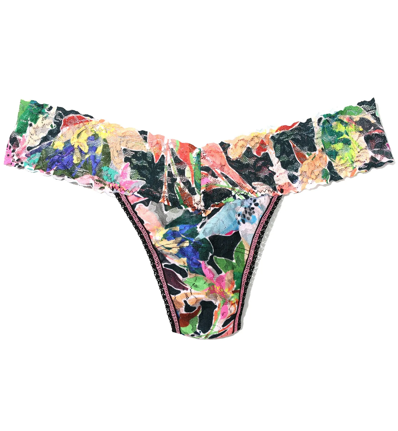 Printed Low Rise Thong by Hanky Panky