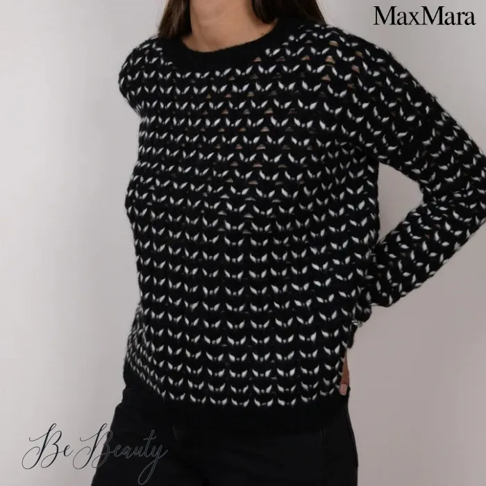 Max Mara Studio | Casual Wool Nylon Bi-color Office Long Sleeves