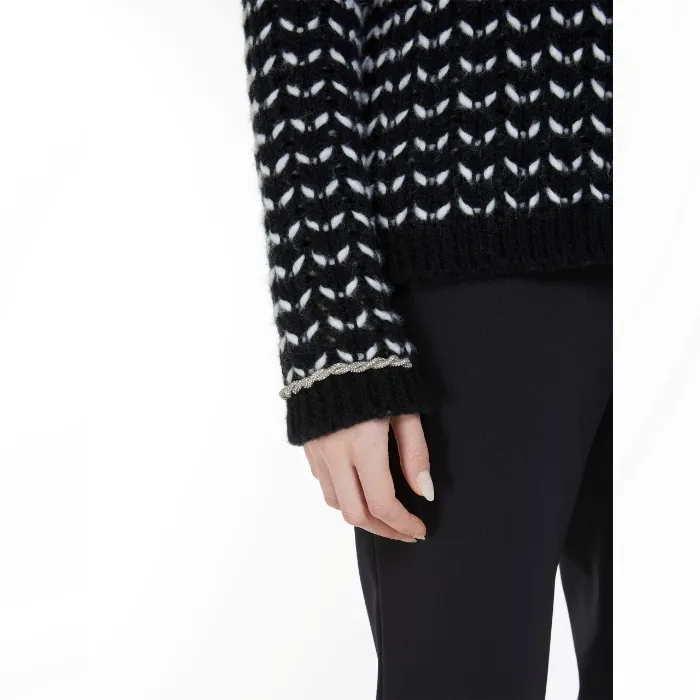 Max Mara Studio | Casual Wool Nylon Bi-color Office Long Sleeves