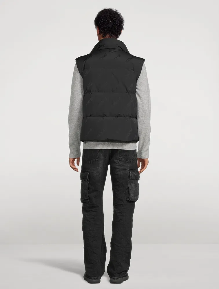 Mackage Larry City-MG Down Vest Logo Print