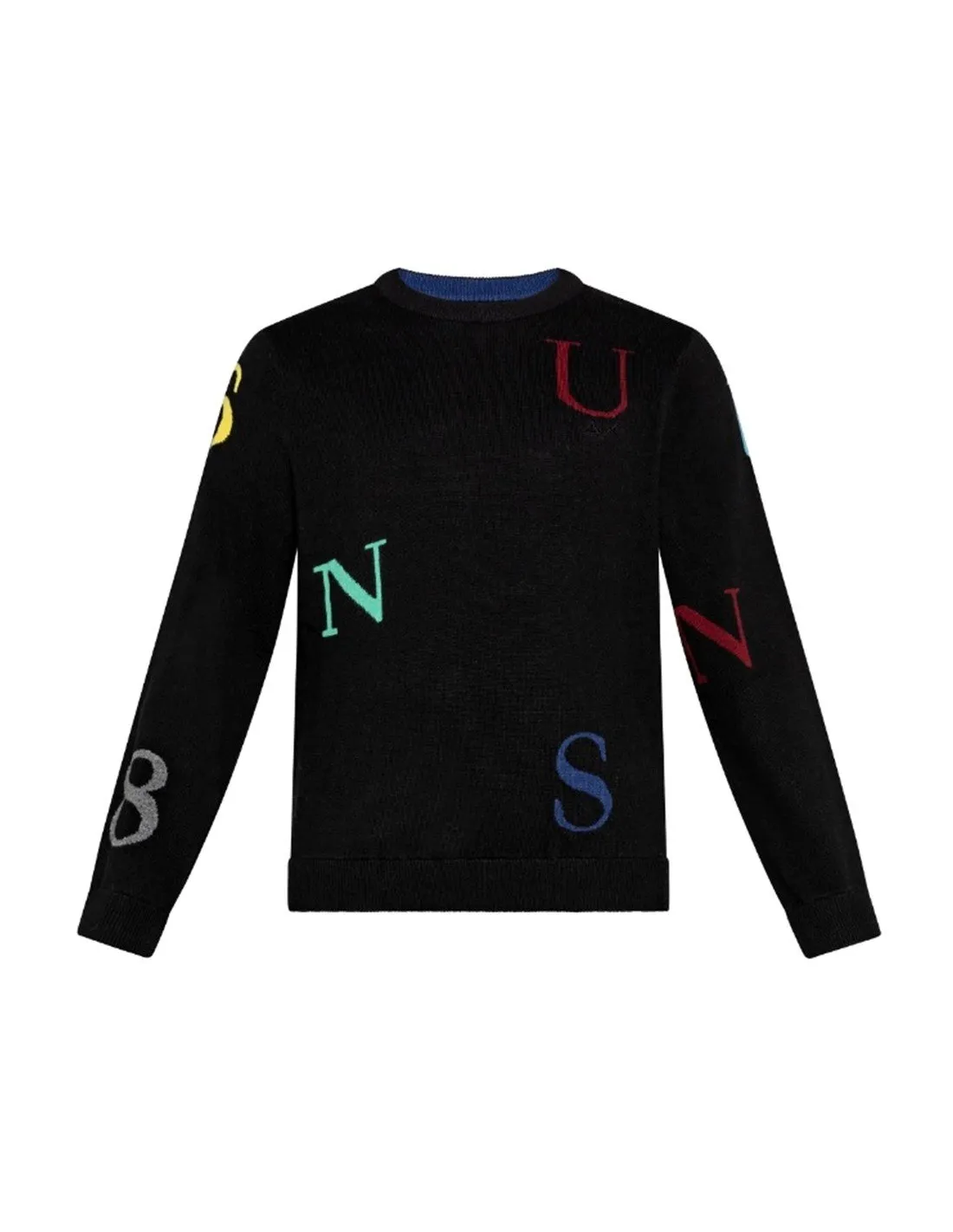 Warm Sun68 Kids Black K42315 nero AI22 Sweater